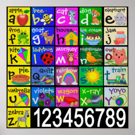 Kinder ABC Poster