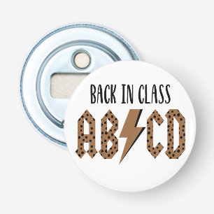 Kinder ABCD Zurück in die Klasse Kleinkind Erster Flaschenöffner