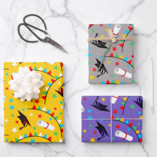 Kinder Abschluss Geschenkpapier Set