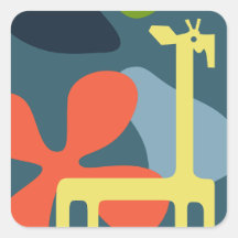Kinder abstrakte Giraffe