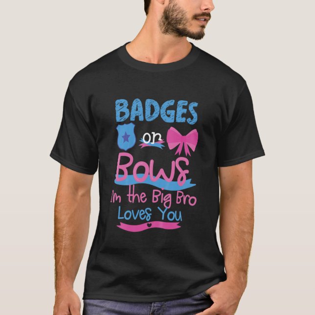 Kinder Abzeichen oder Bogen Ich bin die großen Lie T-Shirt (Vorderseite)
