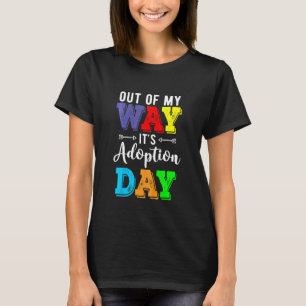 Kinder Adoptiveltern Kinder Adoptionstag Pflege  T-Shirt