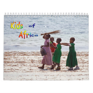 KINDER AFRIKANISCHER Mauerkalender Kalender