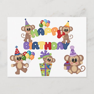 Kinder Alles Gute zum Geburtstag Postkarte