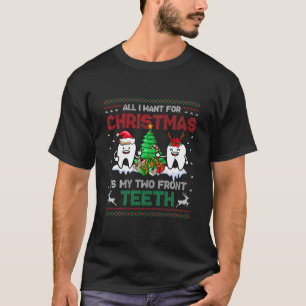 Kinder Alles, was ich zu Weihnachten Gewollt habe, T-Shirt
