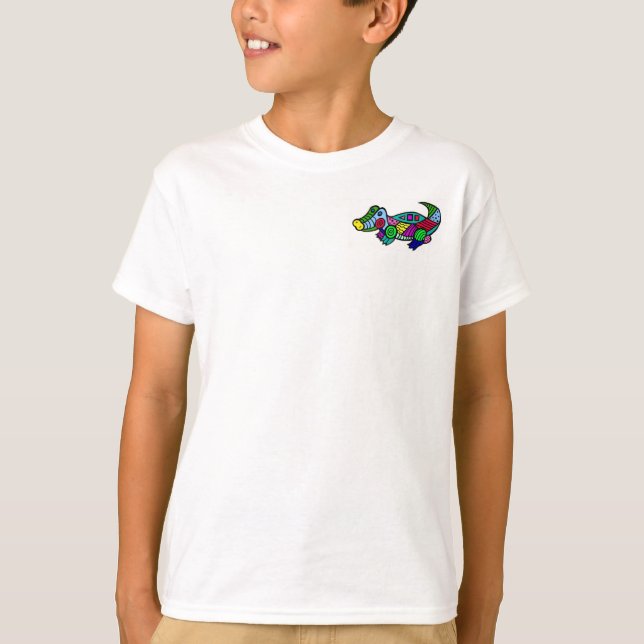 Kinder Alligator T - Shirt (Vorderseite)