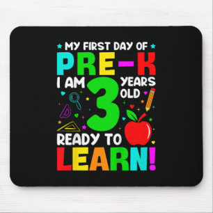 Kinder am ersten Tag vor 3 Jahren Mousepad