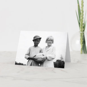 Kinder am Hügel-Haus, Mississippi - 1936 Karte