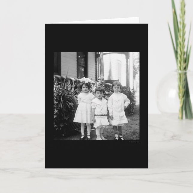 Kinder am Sonntag Best Dayton, OH 1898 Karte (Vorderseite)