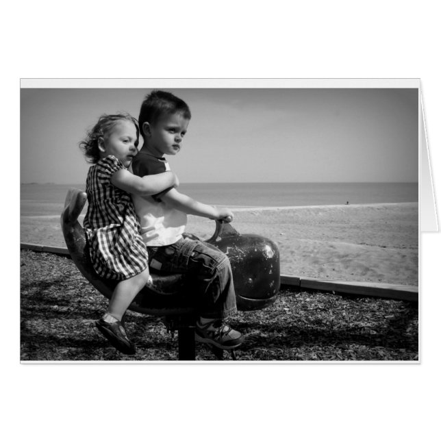 Kinder am Strand (Vorderseite (Horizontal))