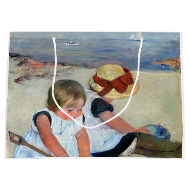 Kinder am Strand, Cassatt Große Geschenktüte (Vorderseite)