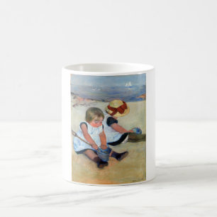 Kinder am Strand, Cassatt Kaffeetasse