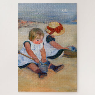 Kinder am Strand Puzzle