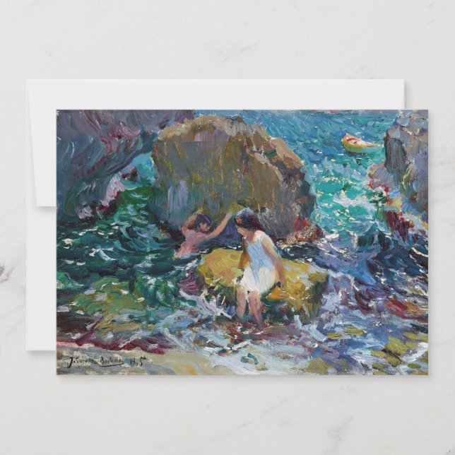 Kinder an der Küste, Jávea | Joaquín Sorolla (Vorderseite)
