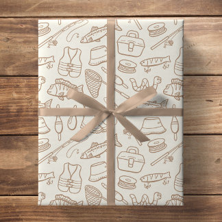 Kinder Angelzubehör Fisch Angler Wandern Camping B Geschenkpapier