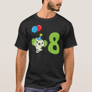 Kinder Aolotl 8. Geburtstag Ich bin 8 Lasse Party T-Shirt