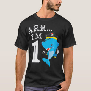 Kinder ARR IM 1 Geburtstag Pirate I 1. Geburtstags T-Shirt