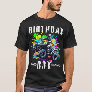 Kinder Atv Geburtstag Junge 4 Wheeler Quad Atv Geb T-Shirt