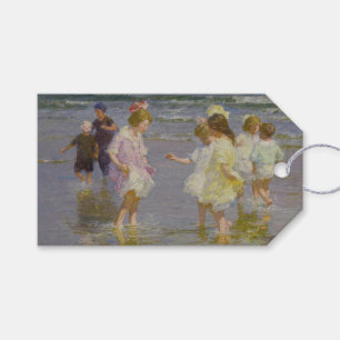 Kinder auf dem Strand (von E.H. Potthast) Geschenkanhänger