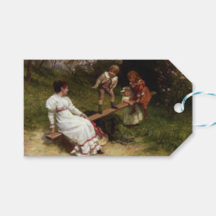 Kinder auf einer Seesaw (von Frederick Morgan) Geschenkanhänger