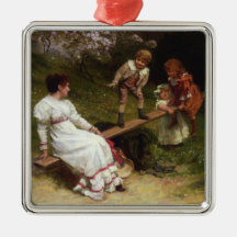 Kinder auf einer Seesaw (von Frederick Morgan)