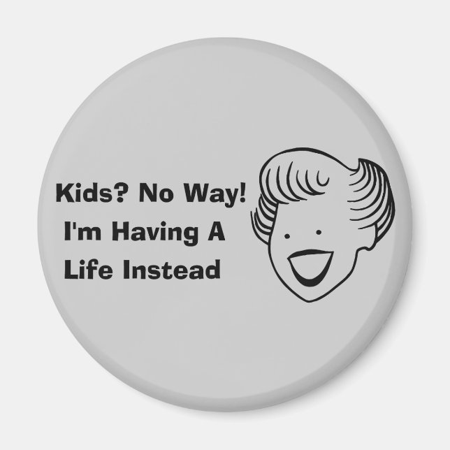 Kinder auf keinen Fall Magnet (Vorne)