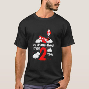 Kinder Auf und ab werde ich heute 2 für 2 Jahre al T-Shirt