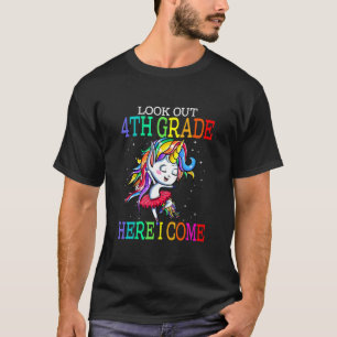 Kinder aufgepasst 4. Klasse ich komme Einhorn 1 T-Shirt