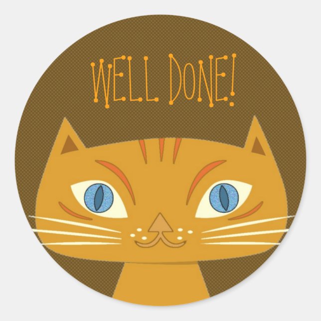 Kinder-Aufkleber Runder Aufkleber (Vorderseite)