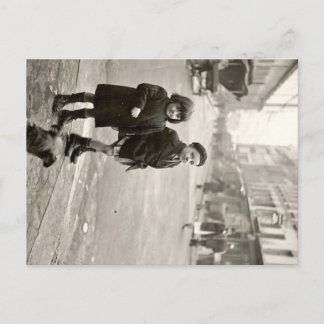 Kinder aus Paris 1940 Frankreich Feiertagspostkarte