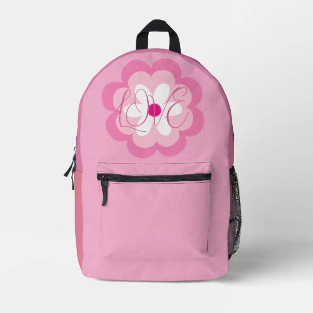 Kinder-Ausdruck-Sammlung - Mädchen Bedruckter Rucksack (Vorderseite)