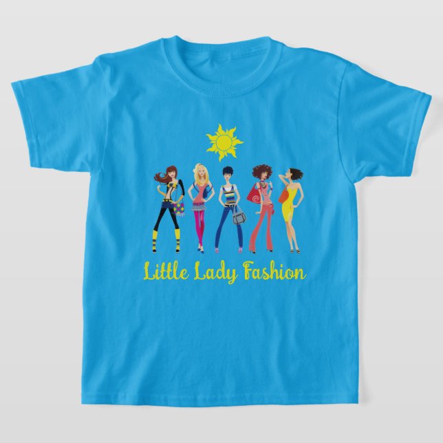 Kinder-Ausdruckskollektion: Mädchen T-Shirt (Ablage )