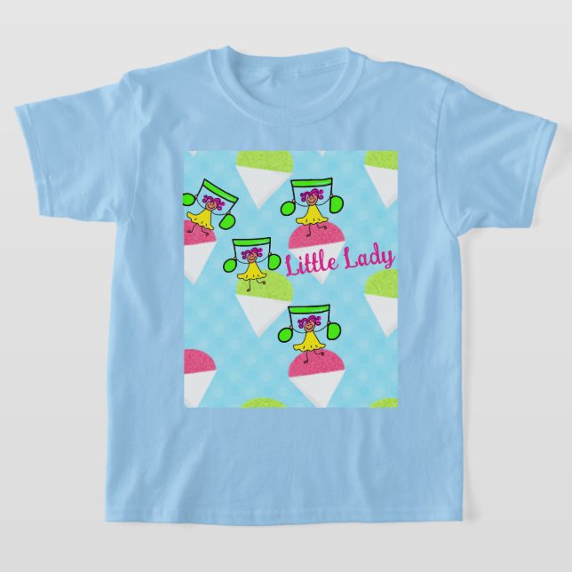 Kinder-Ausdruckskollektion: Mädchen T-Shirt (Ablage )