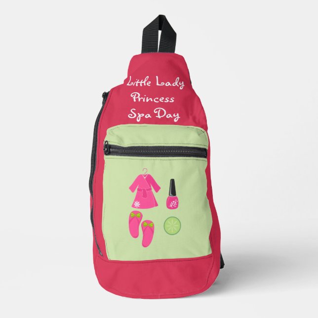 Kinder-Ausdruckssammlung - Mädchen Crossbody Bag (Vorderseite)