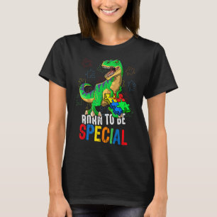 Kinder Autismus Bewusstsein Dino Autismus Kindermä T-Shirt