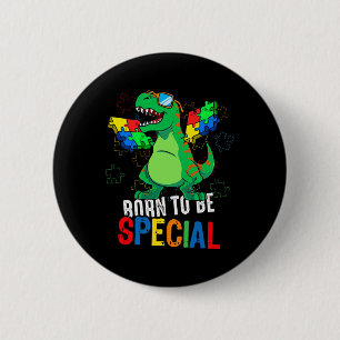Kinder Autismus Bewusstsein Dino Kleinkind Boys Di Button