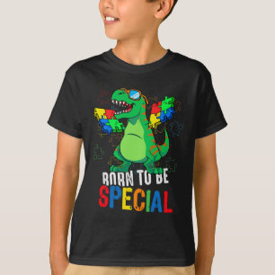 Kinder Autismus Bewusstsein Dino Kleinkind Boys Di T-Shirt