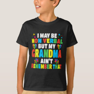 Kinder Autismus ich mag nicht verbal, aber meine O T-Shirt
