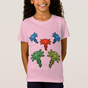 Kinder Axototl Salamander T-Shirt