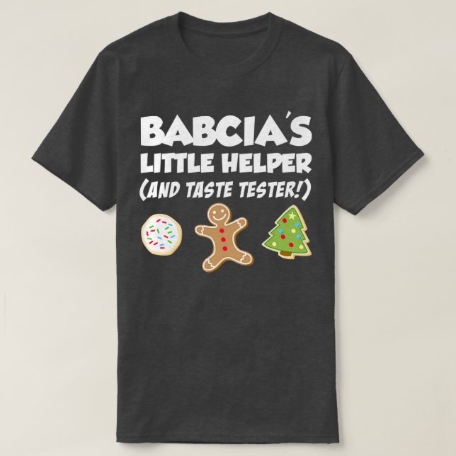 Kinder Babicas kleine Helfer Weihnachtskochtopf Ba T-Shirt (Design vorne)