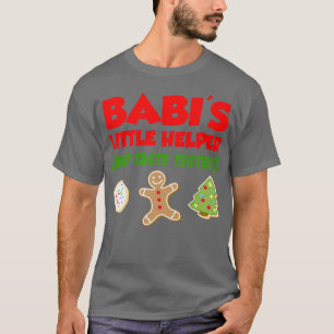 Kinder Babis kleine Hilfe Weihnachtskochtchen Back T-Shirt