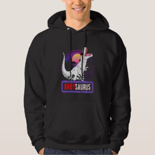 Kinder Babysaurus T Rex Dinosaur Baby Saurus Famil Hoodie