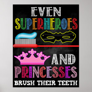 Kinder Badezimmer Poster