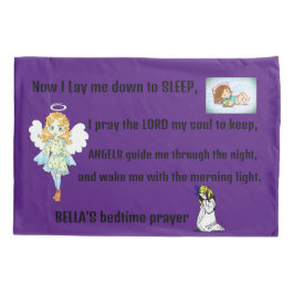 Kinder Ballerina Bedtime Gebet Personalisierter Na Kissenbezug