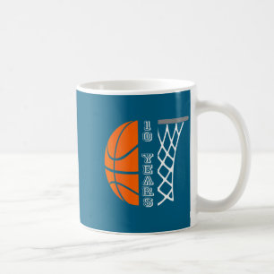 Kinder Basketball-Geburtstag für Jungen 10 Jahre a Kaffeetasse