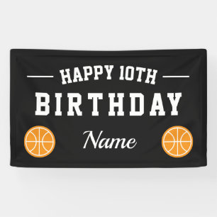 Kinder-Basketball-Geburtstagsbanner Banner