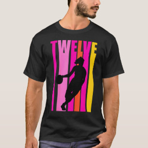 Kinder Basketball Girl 12. Geburtstag Zwölf T T-Shirt