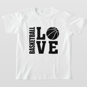 Kinder Basketball Liebe, Basketball T-Shirt