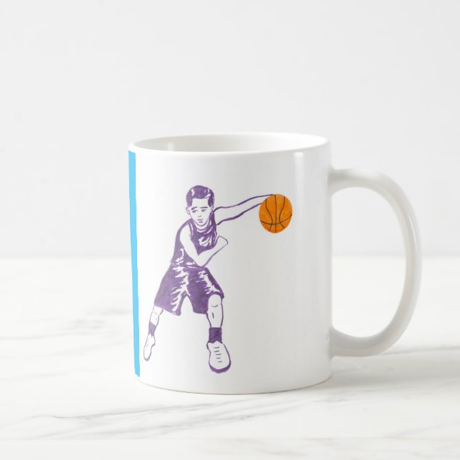 Kinder-Basketball-Tasse Kaffeetasse (Rechts)