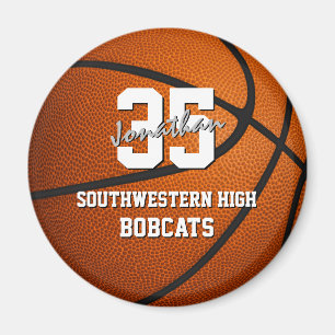 Kinder-Basketballmannschaft Sportgeschenke Magnet